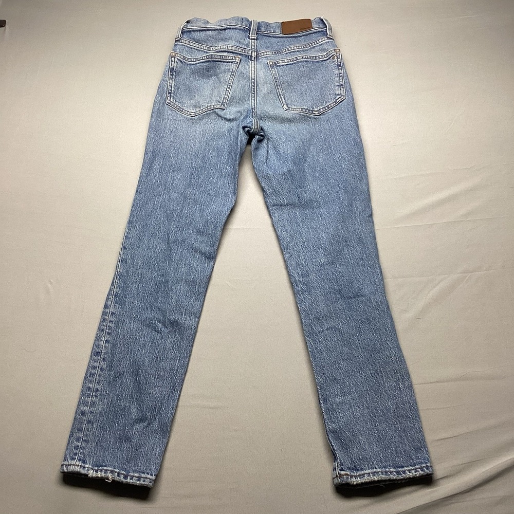 Madewell The Perfect Vintage Jean 24 High Rise Straight Leg Blue Denim Jeans - Picture 6 of 8